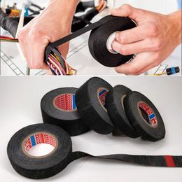 15M Black Strong Adhesive Flame Retardant Insulation Tape To Prevent Cable Leakage Fire Heat-resistant Wiring Home Improve