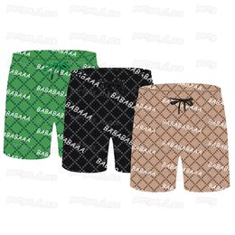 Shorts estampados com letras, feminino, masculino, casual, básico, para amantes, respirável, esportivo, calça de praia