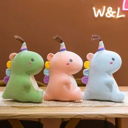 28cm /38cm/48cm Kawaii Plush Toy Dinosaur Toys For Kids Soft Stuffed Doll Cute Animal Dolls Children's Christmas Birhtday Gift Girls Toy LA443