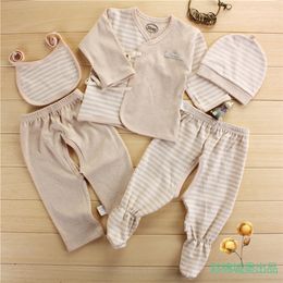 Baby Girl Clothes 0- Spring Summer Print Cartoon born Clothing Gift Set Cotton Baby Boy Clothes Combed Cotton Outfit LJ201223