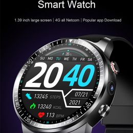 456x456 AMOLED Screen Smart watch Android Heart Rate Blood Pressure 4G Smartwatch Support skipping rope basketball cycling sport phone watch