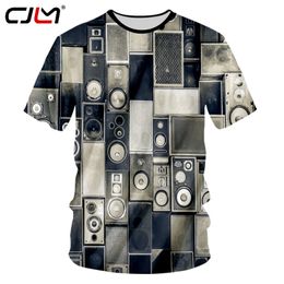 Mens Casual Tshirts Cool Print Camera Lens 3D Tshirts Man Brand Clothes Hip Hop O Neck Pullovers Shirts Unisex Tees 220623
