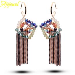 pendientes etnicos largos