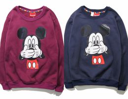 2015 fall and winter clothes for men and women of Hong Kong Disneyland Mickey Mouse cartoon printing hedging sweater lovers