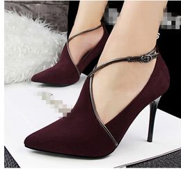 Discount Wine Red High Heel Pumps | 2016 Wine Red High Heel Pumps ...