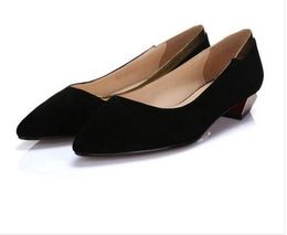 ENMAYER direct deal newest model pointed toe fashion thin high heel shoes Suede Summer women's pumps