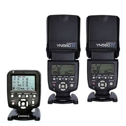 Yongnuo YN560-TX 2.4G Wireless Trigger Controller + 2pcs Flash YN560IV Speedlite YN-560 IV Free Diffuser for Camera DSLR Canon Nikon