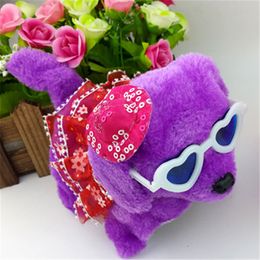 The new plush toy dog will call bright forward, backward dog, electric children's toys sell wholesale Electronic Pets