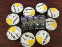 Juggernaut Alien Wire Fused Clapton Wires Tiger Coils 4 Style Roll Resistance Coil 15 Feet 15Ft for Vaporizer Single Package