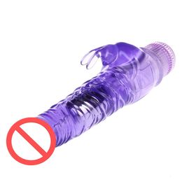 Atacadista-de -soft cristal cristal multisped impermeável realista vibrador pênis poderosos vibradores para as mulheres produto sexual