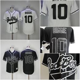 Wholesale 2017 Men s MLB Authentic jersey Bad Boy Biggie Smalls White Black Cool Baseball jerseys Stitched