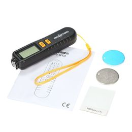 Freeshipping Digital paint Coating Thickness Gauge Handheld feeler gauge Tester diagnostic-tool Fe/NFe Coatings LCD Display