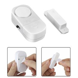 Alarma antirrobo inal/ámbrica Ventana de la Puerta Blanca al por Mayor con m/ás Larga de Dispositivos de Seguridad del Sistema de Sensor magn/ético de Seguridad inal/ámbrica dom/éstica