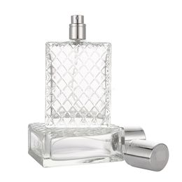 Hot Sale 100pcs/lot Empty Refillable Portable Perfume Bottles Traveller Glass Spray Atomizer Transparent Makeup Spray Pump Bottles In Stocks