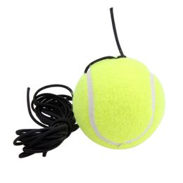 New Rubber Woollen Trainer Tennis Ball With String Replacement For Single Practise Training