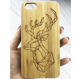 Bamboo Wood Phone Case Unique Carving Wooden Cover For iphone X XS MAX 11 PRO XR 7 8 PLUS eco-friendly Mobile Phone Cover