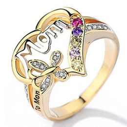 Best selling hand jewelry love mother ring mother's day gift MOM female ring WY683