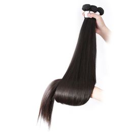 BeautyStarQuality Inidan Long Hair Straight Wave Body Wave Virgin Real Human Hair Weft Malaysian Unprocessed Raw Hair Extensions