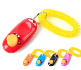 Pet Training Tool Remote Portable Animal Dog Button Clicker Sound Trainer Control Wrist Band Accessory SN4016