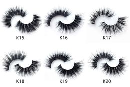 5D Eyelashes Big Eye lashes 1 Pair Natural Long Thick Handmade Lashes Hair Extension Popular Styles