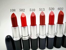 6pcs Brand Makeup Matte Russian Red Lipstick 3G Long-lasting Lipstick