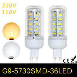 2017 free energy efficient light bulbs DHL G9 5730 220V Energy Efficient Corn Bulbs Lamps 5730SMD