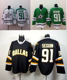 online shopping Factory Outlet Cheap NHL Jerseys Men s Dallas Stars Tyler Seguin Authentic Hockey Jerseys White Green Black Embroidery Logo Size M