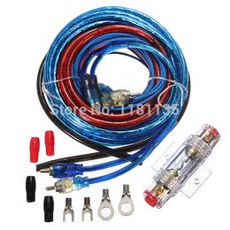 Free Shipping New Ga W Car Subwoofers Amplifier Wiring Complete Cable Speaker Kit Vehicles M Speaker Wireless