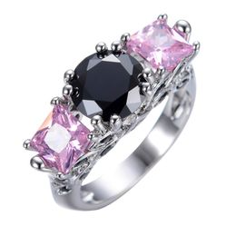 wholesale fashion female pink rings white gold filled jewelry multicolor natural stone vintage party wedding rings for women rw0679 - Wholesale Wedding Rings wholesale fashion female pink rings white gold filled jewelry multicolor natural stone vintage party wedding rings for women rw0679 - Wholesale Wedding Rings