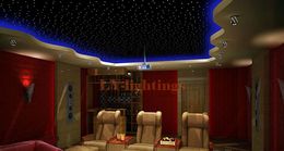 Wholesale-DIY optic fiber light kit led light +5mx1mmx150pcs optical fibres RGB 16color change wireless RF control star ceiling light
