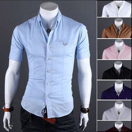 Cheap casual button down shirts Browse the men’s button-front tops in a variety of colors to top off a handsome, laid-back look. Whether you wear a fuller, classic fit or love a slim, fitted silhouette, you’ll find a wide assortment of on-trend options—including comfy t-shirts —that work for your body type.