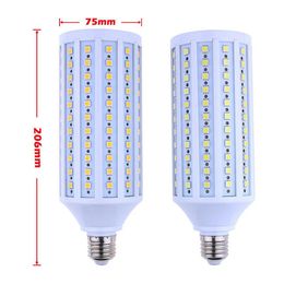 2017 free energy efficient light bulbs 30W E27 5050 SMD 165LEDs Corn Bulb Lamp 220V Warm