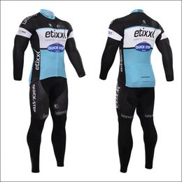 2017 cycling jerseys men long sleeve 2015 team etixx quick step pro cycling jerseys long-sleeve winter Quick-Dry Racing Bicycle ropa ciclismo cycling clothing gel bib pants cheap cycling jerseys men long sleeve