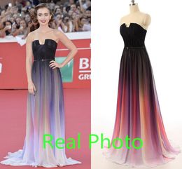 Discount Two Toned Bridesmaid Dresses  2017 Two Toned Chiffon ...
