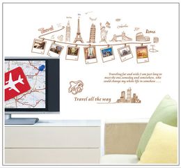 discount home decor wall sticker travelling wall stickers travel around the world decoration wall hangings stickers