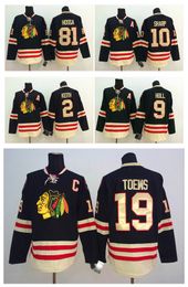Discount cheapest blacks jerseys Blackhawks #88 Kane Black Winter Classic Ice Hockey Jerseys Cheapest High Quality Discount Hockey Apparel Discount Hockey Wears for Sale