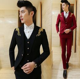 black gold prom suits