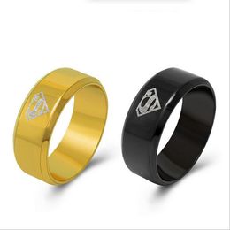 high quality classic superman ring for men women 316l stainless steel ring free shipping hot fashion great gift dropshipping r536 - Superman Wedding Ring high quality classic superman ring for men women 316l stainless steel ring free shipping hot fashion great gift dropshipping r536 - Superman Wedding Ring