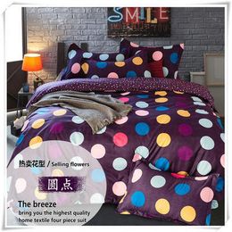 2017 denim duvet cover full cotton home textile bedding set denim style Double quilt bedspread solid