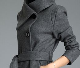 Discount Grey Wool Long Women&39s Jacket | 2017 Grey Wool Long