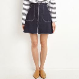 Flared Denim Skirts Online | Flared Denim Skirts for Sale