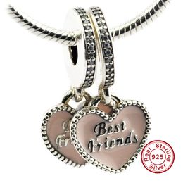 charm friends pandora charms friend enamel soft pink jewelry authentic sterling bracelet beads silver diy discount