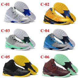 stephen curry shoes 6 kids blue