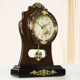 q 16 inches table clocks solid wood creative real wood furnishing articles table clock large mute electronic clock home decor - Home Decor Articles q 16 inches table clocks solid wood creative real wood furnishing articles table clock large mute electronic clock home decor - Home Decor Articles