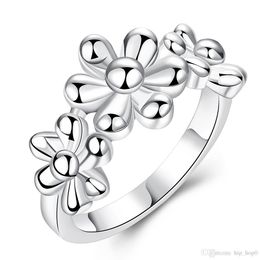 fashion jewelry pretty flowers rings 925 sterling silver ring wedding ring for women size 7 8 top quality party ring free shipping pretty woman wedding - Wedding Rings On Sale fashion jewelry pretty flowers rings 925 sterling silver ring wedding ring for women size 7 8 top quality party ring free shipping pretty woman wedding - Wedding Rings On Sale