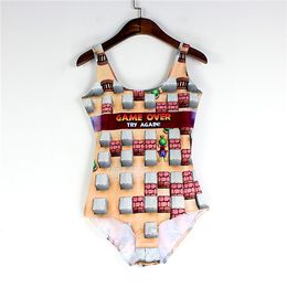 online shopping costume da bagno cover belly swimsuit slimming sexy beach sets patterned d print beachwear