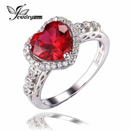 jewelrypalace heart of ocean 27ct created red ruby love forever halo promise ring 925 sterling silver wedding ring fine brand ocean wedding rings on sale - Wedding Rings On Sale jewelrypalace heart of ocean 27ct created red ruby love forever halo promise ring 925 sterling silver wedding ring fine brand ocean wedding rings on sale - Wedding Rings On Sale
