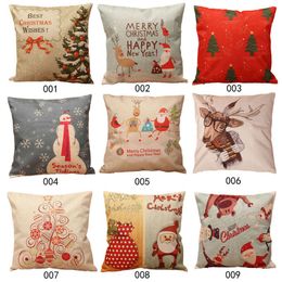 pillow cover linen blend pillows of christmas throw home decorative cotton linen cushion cover 44 x 44cm cojines capa almofada - Christmas Decorative Pillows pillow cover linen blend pillows of christmas throw home decorative cotton linen cushion cover 44 x 44cm cojines capa almofada - Christmas Decorative Pillows