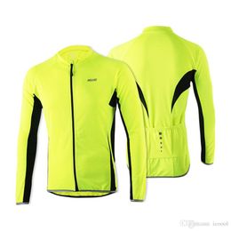 Discount cycling jerseys men long sleeve ARSUXEO 2016 Men's Cycling Jerseys Spring Summer Outdoor Sports MTB Bike Bicycle Long Sleeves Jersey Bike Clothing Shirts Wear
