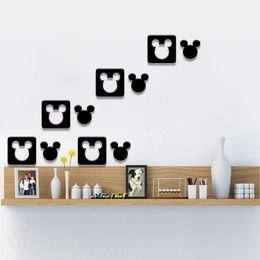 Mickey Mouse Minnie Vinyl Mural Wall Sticker Decals Nursery Room Decor Cartoon for kids rooms home decoration diy pvc animal